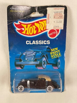 Hot Wheels Mercedes 540K Classics Series #5142 New 1986 Black 1:64