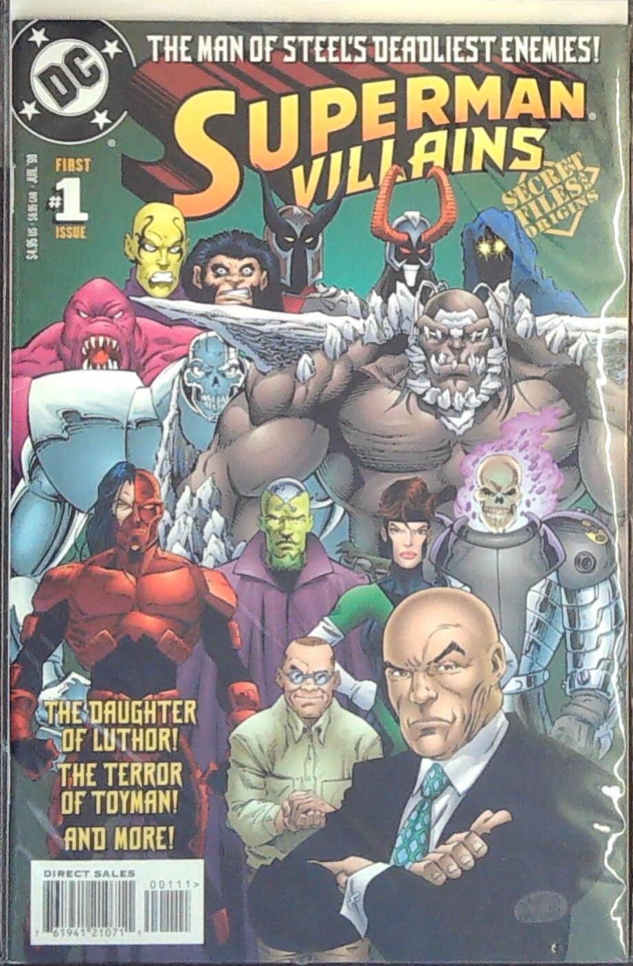 SUPERMAN VILLAINS Secret Files and Origins (1998) #1 - Back Issue