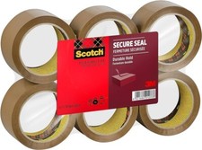 Scotch tape 3M Packaging Tape in Brown colour, 50 MM x 66 m"