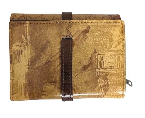 Patricia Nash Olmetta Leather Wallet-Italian Sketchbook-NWT - Foto 2 di 5