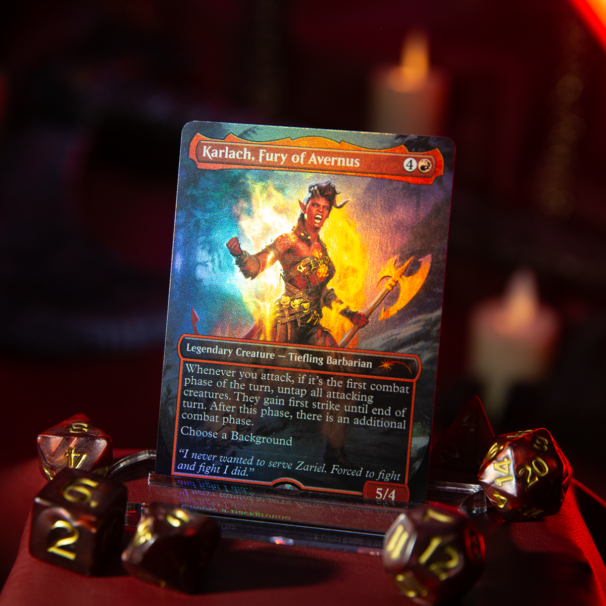 Secret Lair D&D: KARLACH'S RAGE Foil 新品 Secret Lair x Dungeons & Dragons®: Karlach's Rage Foil