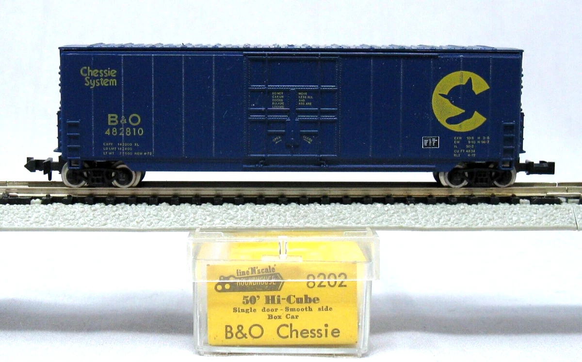 Lot De 4 Wagons Américains Réfrigérants Roundhouse – échelle N (1/160) – Occasion