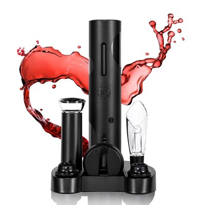 Electric Wine Opener Set 7in1 Automatic Electric Wine Bottle Opener With Foil Cu