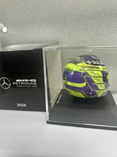 Lewis Hamilton Mercedes F1 2024 British GP Helmet 1/5 - Imagen 5 de 7