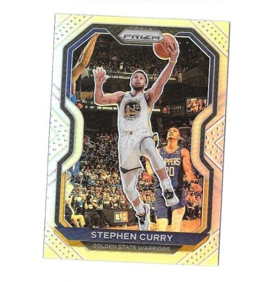 2020-21 Panini Prizm Silver Prizm Stephen Curry #159 Golden State Warriors