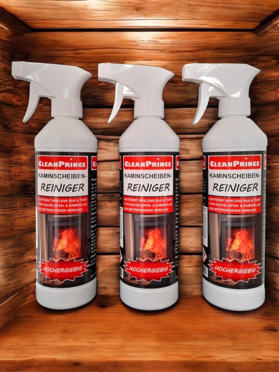 Kaminscheibenreiniger Reiniger 3 Stück à 500 ml