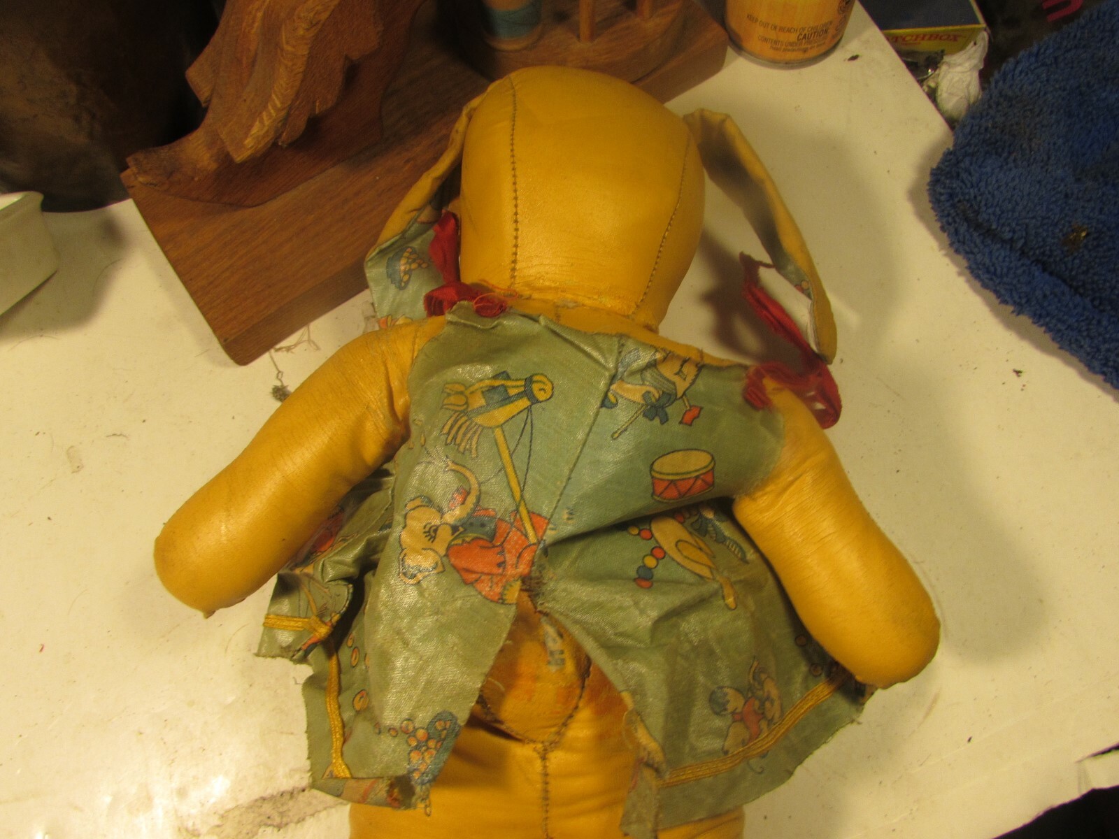 Vintage 1950'S Vinyl Stuffed animal, Bunny Gem