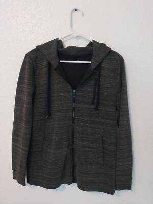 Ocean Current Women's Size Small Space Dyed Green Full Zip Hoodie Sweatshirt