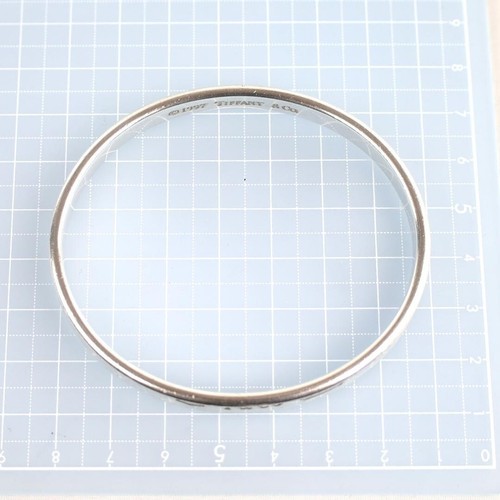 Tiffany & Co. 1837 plata esterlina 925 brazalete pulsera auténtico sin caja - Imagen 4 de 5