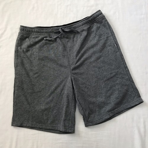 Herren Eddie Bauer Jogginghose Shorts grau Kordelzug Lounge Herren M grau
