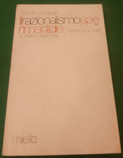Enriques Federico - Il Razionalismo Sperimentale - Milella 1975