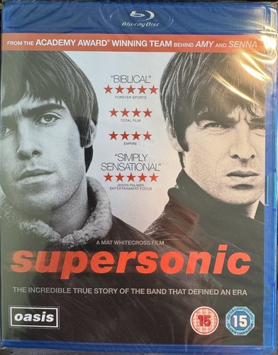 Supersonic BLU RAY SEALED Oasis Documentary Film
