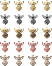 30 Pcs Angel Charms Vintage Silver Metal Cute 26 X 23 Mm Vintage Pendants for DI