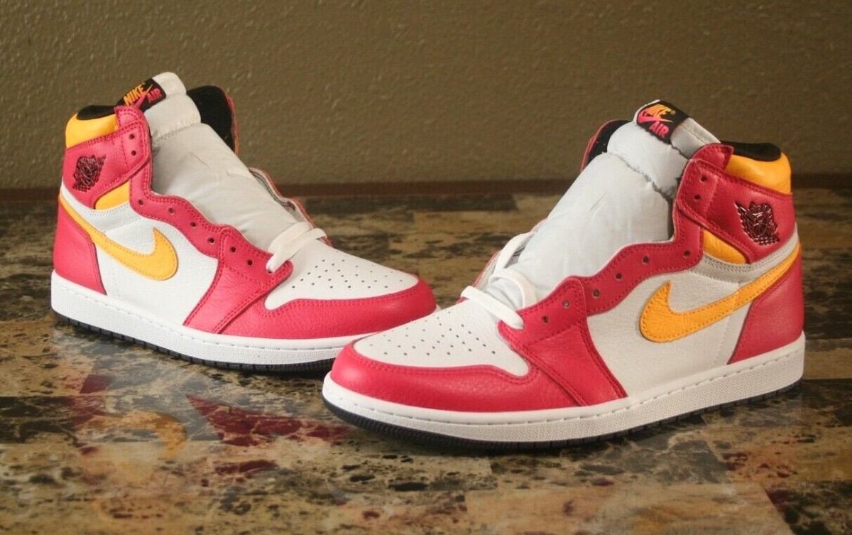 Nike Air Jordan 1 Retro High OG Light Fusion Red Men's Size 11 New