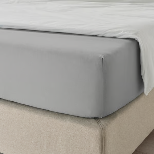Ikea Dvala Fitted Sheet 100% Cotton High Quality Bed Sheets Single/Double/king - Picture 19 of 33