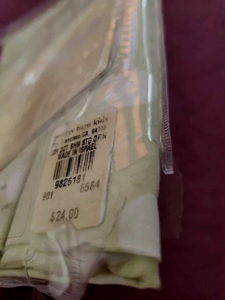 NUEVA Funda de Almohada Estándar Pottery Barn Kids VERDE a Lunares FUNDA  Foto 3 de 3