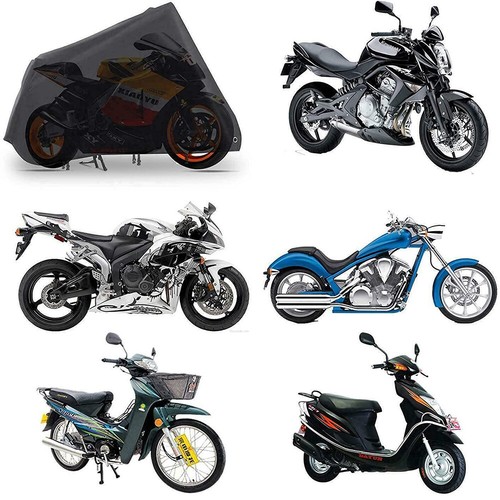 Abdeckung für Motorrad Motorradabdeckung Roller Wasserdichte Abdeckplane XXL - Bild 7 von 10