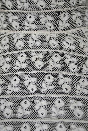 VICTORIAN 2 PIECE STRIPED COTTON DAY DRESS, 1900s - Picture 10 of 12