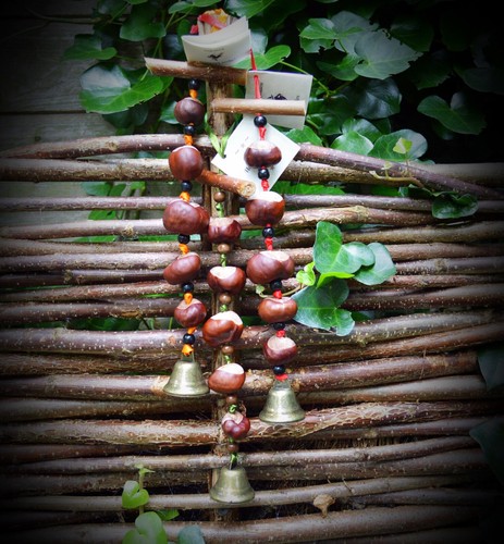 Rosskastanie Erfolg Charm Weihnachtsdeko Hexenleiter Wicca heidnische Hexerei - Bild 3 von 4