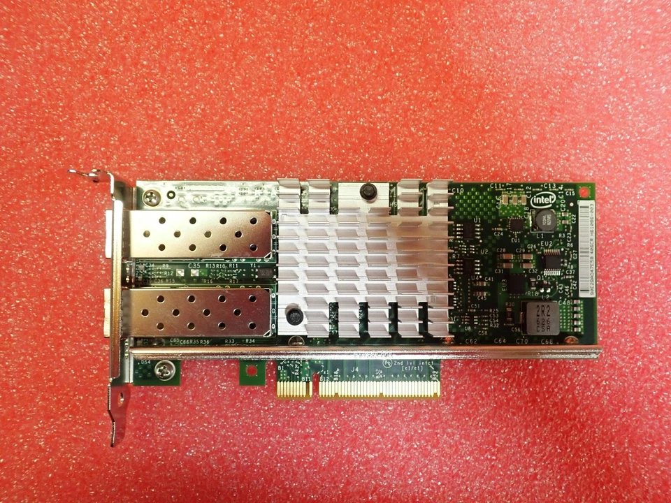 Genuine Intel X520-DA2 Dual port 10GB SFP+ PCIe Adapter with low profile bracket - Image 3 of 4