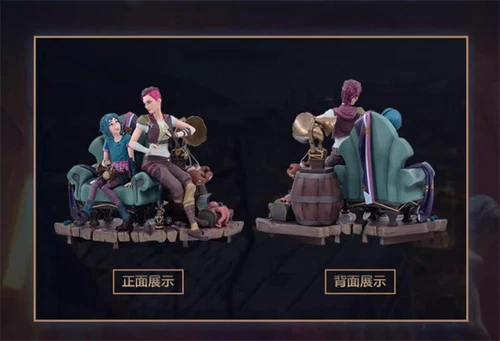 LOL Arcane League of Legends Vi & Jinx 1/6 Figure Model Collectible Original - Picture 8 of 12
