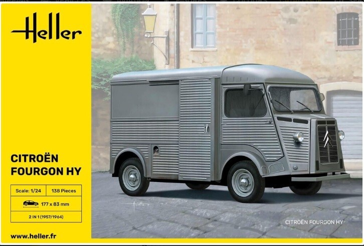 Heller 80768 1:24 Citroen Fourgon HY Auto Kit New - Image 3