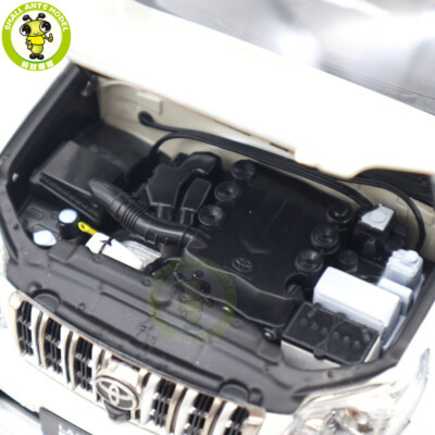 1/18 Toyota Land Cruiser Prado Pure White Diecast Model Car