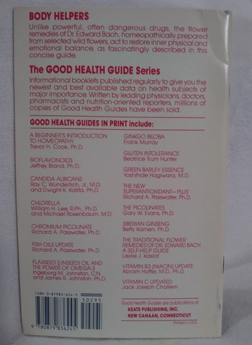 Traditional Flower Remedies of Edward Bach: A Self Help Guide Good Health Guide - Picture 2 of 7
