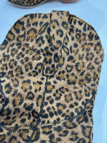 Cowgirl Boots Barn Pointed Toe Leopard Print Mid Calf Size 7.5 Concert - Picture 7 of 11