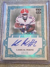 LAMICAL PERINE 2020 Leaf Ultimate Autograph #17/25 Jets Florida Gators STEELERS