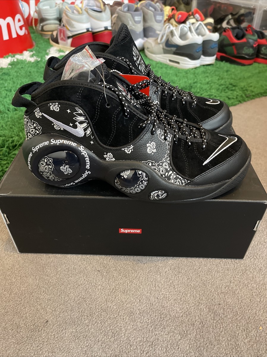Supreme x Nike Zoom Air Zoom Flight 95 Black | UK9/EU44 | New