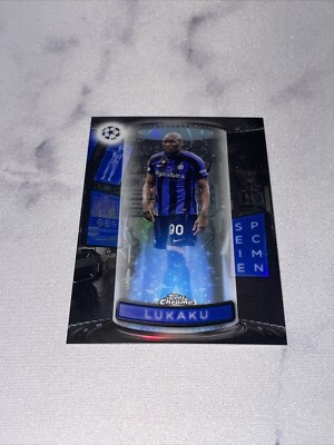 ROMELU LUKAKU 2022-23 Topps Chrome UCC Specimen Insert #S-12 Inter
