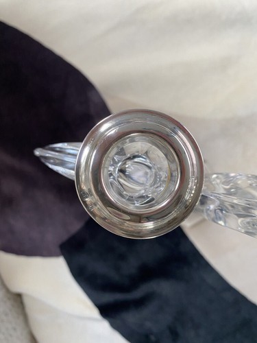 Bougeoirs en cristal et Argent circa 1975 - Imagen 5 de 8