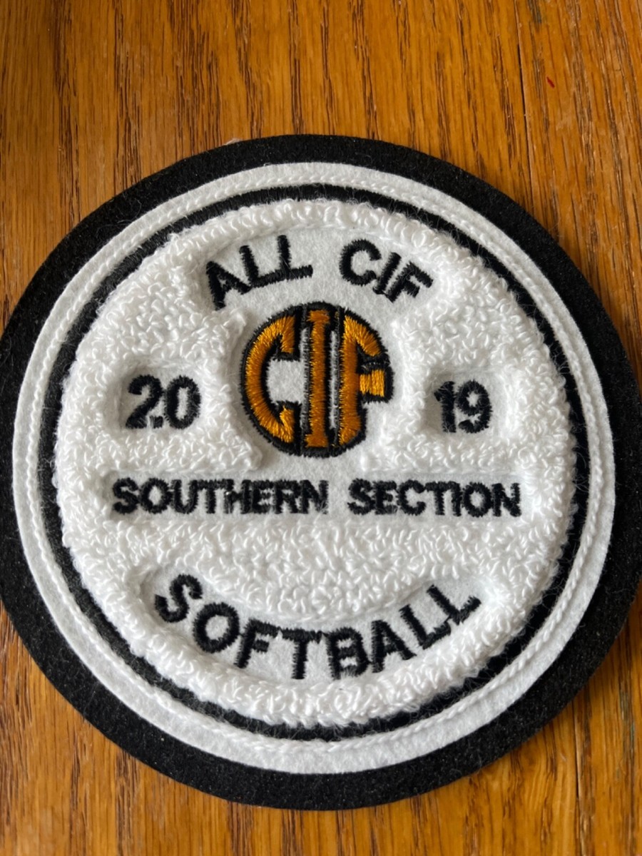 Vintage 2019 CIF Softball Southern Section ALL CIF Patch