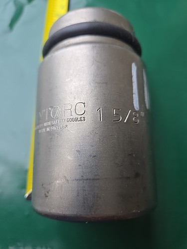 Hytorc 1" Drive 1-5/8" Impact Socket Made in Sweden NEW HYTORC DEEP 6 POINT - Picture 3 of 6