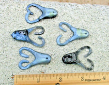 25ct BLACK BLUE CAMO 1.5" Micro JIG FROGS Crappie Fishing Baits Panfish Lures
