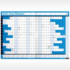 2025 Year Wall Planner For Office Home Unmounted Calendar *LAMINATED* A3 A2 A1