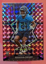 ⭐🏈2022 Panini Mosaic Roger McCreary Pink Camo Mosaic Prizm Rookie Card #381 RC
