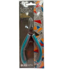 The Beadsmith Simply Modern Round / Concave Nose Pliers 4.75 Inches Long