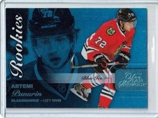  2015-16 Fleer Showcase Flair Blue Ice #44 Artemi Panarin RC /199 - Blackhawks