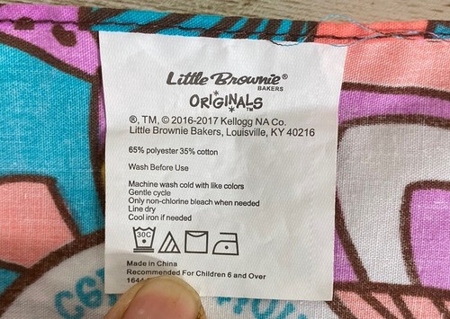 Girl Scouts Little Brownie Bakers Galletas Bandana Bufanda Hoot Hooray 2016-17 - Imagen 4 de 6