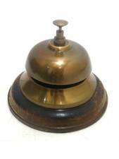 Table Bell Hotel Counter Reception Bell Nautical Brass Desk table Bell