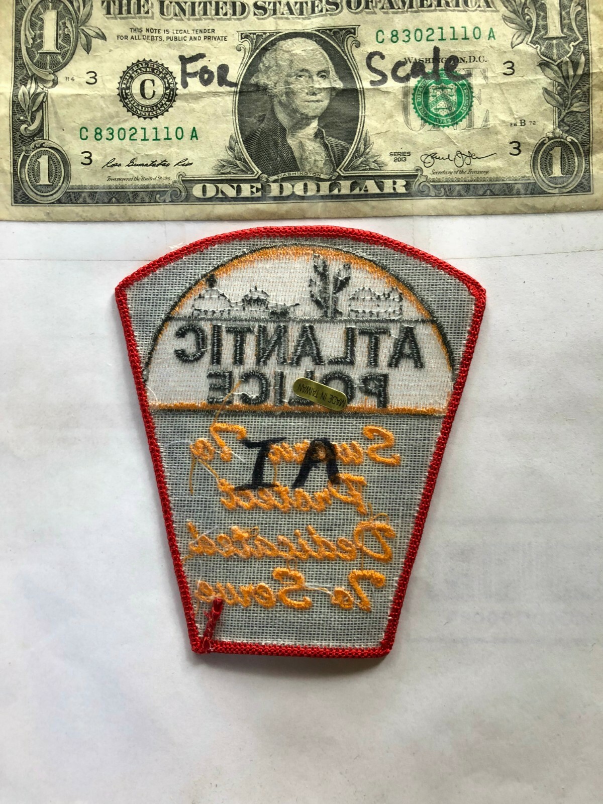 Atlantic Iowa Police Patch Unsewn great shape eBay