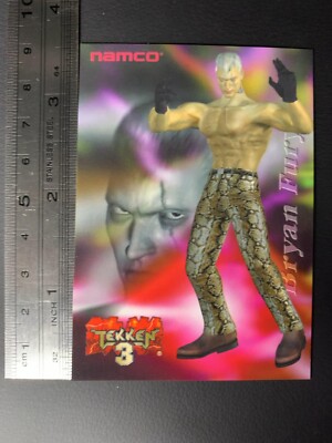 Bryan Fury Tekken 3 071 Namco Card Epoch 1998 Japanese | eBay