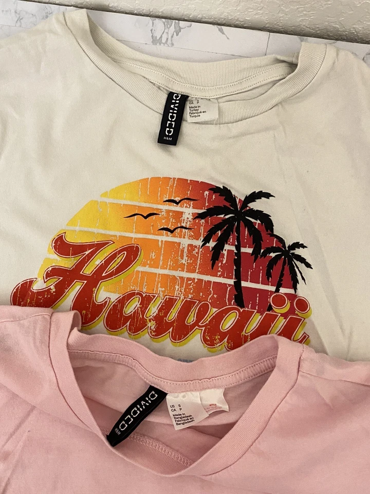 Niñas Camisetas Pantalones Talla S Lote De 10 Reebok Carters Miembros Mark Forever 21 T Foto 4 de 4