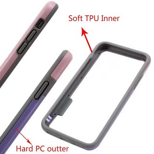 Dual Color Bumper Case For iPhone 16 Pro Max 15 Camera Len Fine Hole Frame Cover - Picture 14 of 25