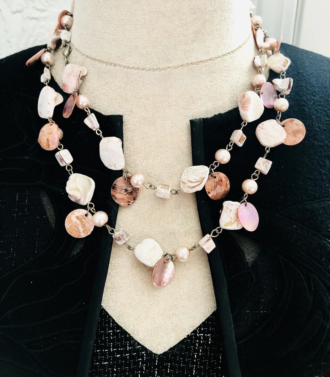 Blush pink hotsell necklace