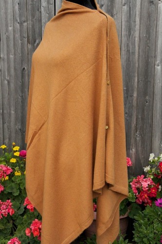 Poncho Cashmere Cape Wrap Pashmina Shawl Women Scarf Blanket Buttoned Cardigan - Imagen 49 de 177