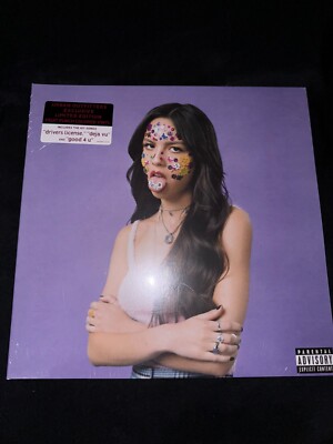 Olivia Rodrigo sourアルバム サイン入り特典付き Olivia Rodrigo 'Sour' Signed Vinyl Album Beckett BSA RARE Pop Star