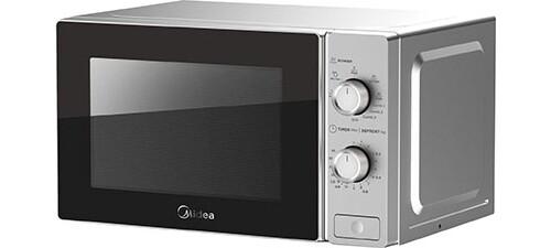 MIDEA Forno Microonde Combinato con Grill 20 Litri 700 Watt Grigio MG720C2AT